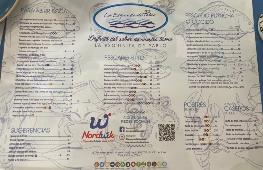 Menu_La Esquinita de Pablo_Ogíjares_image_1