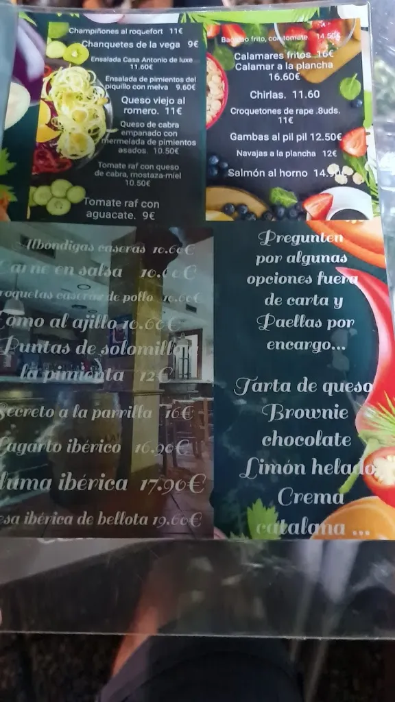 Menu_Los frutales .Casa Antonio_Ogíjares_immagine_1