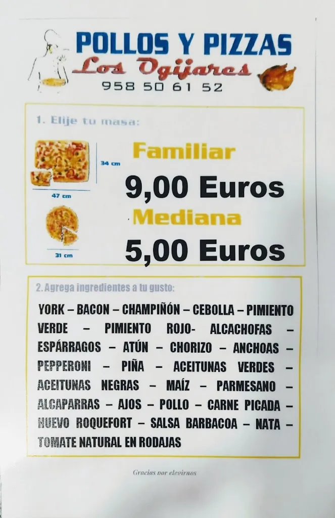 Menu_Pollo y Pizzas Los Ogíjares_Ogíjares_image_2