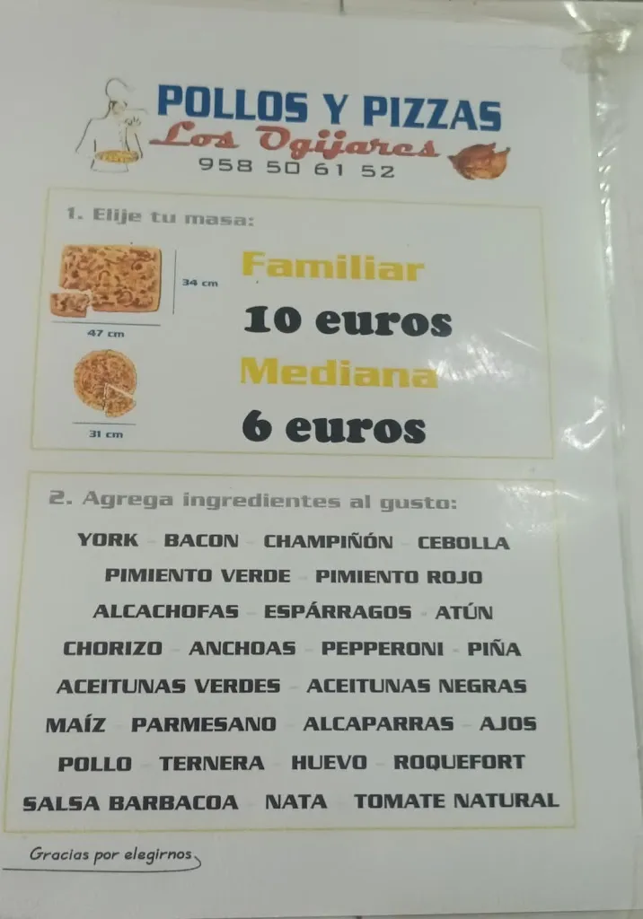 Menu_Pollo y Pizzas Los Ogíjares_Ogíjares_image_3