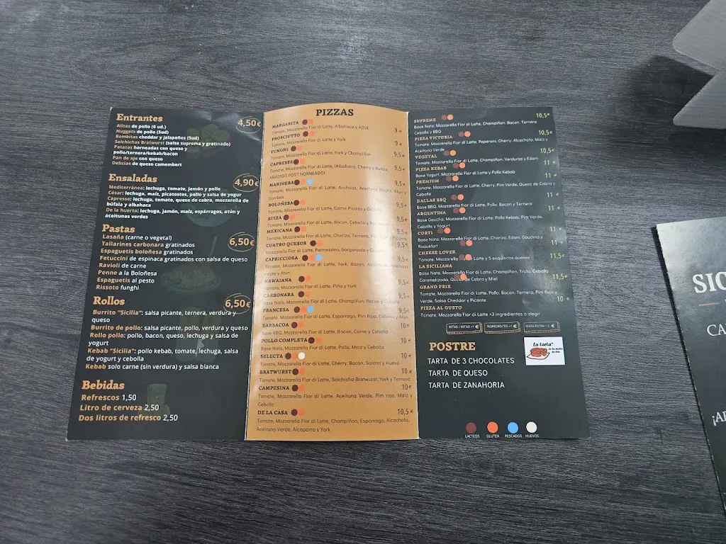 Menu_Pizzeria La Siciliana Ogijares_Ogíjares_immagine_3