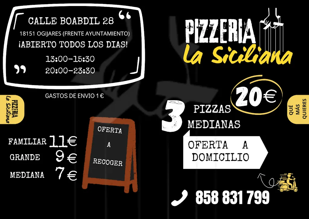 Menu_Pizzeria La Siciliana Ogijares_Ogíjares_immagine_4