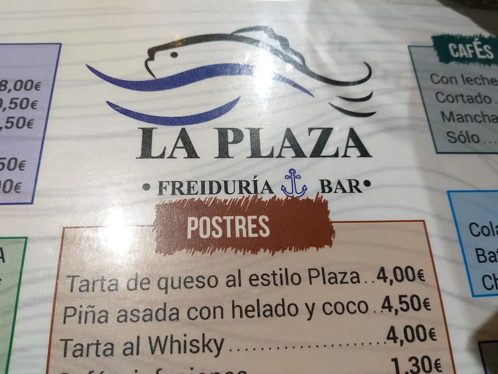 Menu_Freiduría, cafetería & bar La Plaza_Ogíjares_image_3