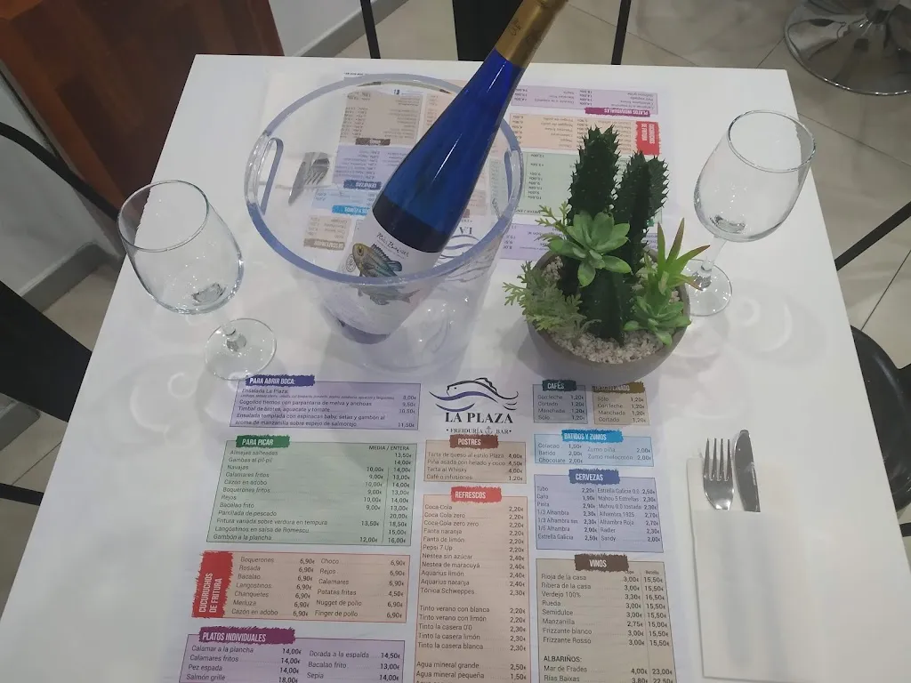 Menu_Freiduría, cafetería & bar La Plaza_Ogíjares_image_4
