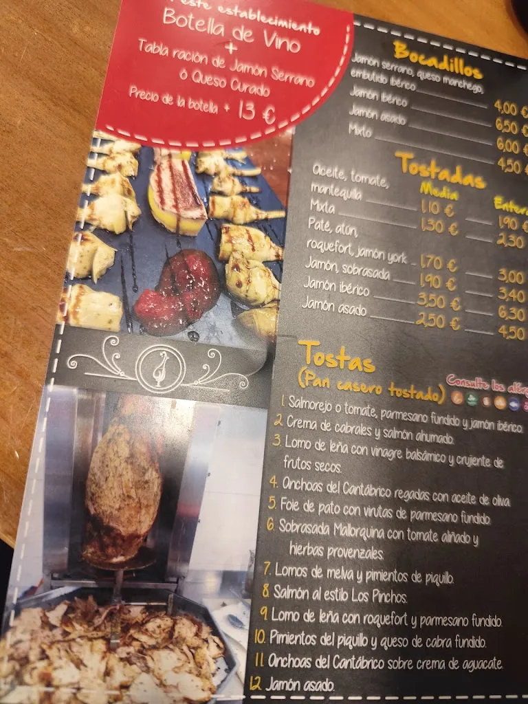 Menu_Bar Los Pinchos_Ogíjares_image_3