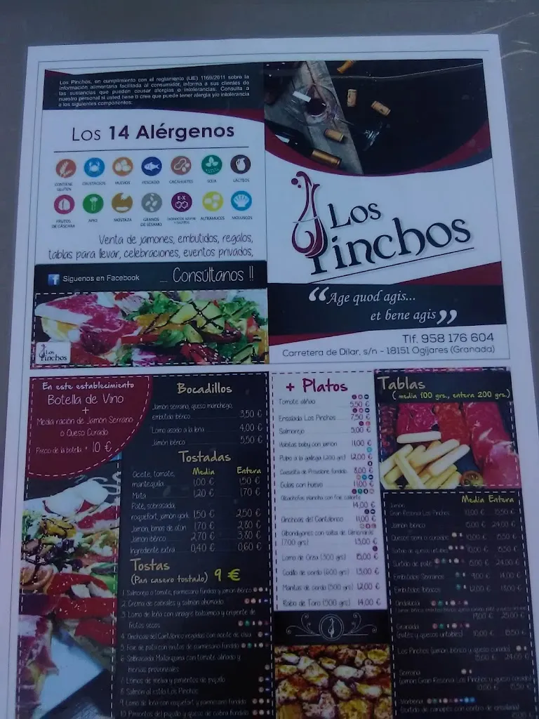 Menu_Bar Los Pinchos_Ogíjares_image_4