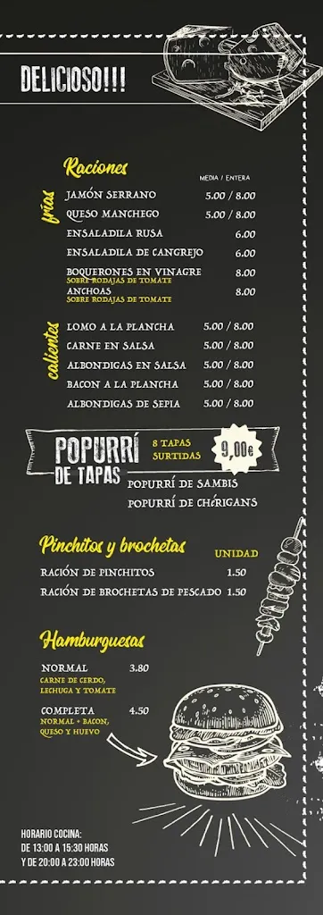 Menu_Cafetería LA GRANMERÍA_Ogíjares_immagine_2