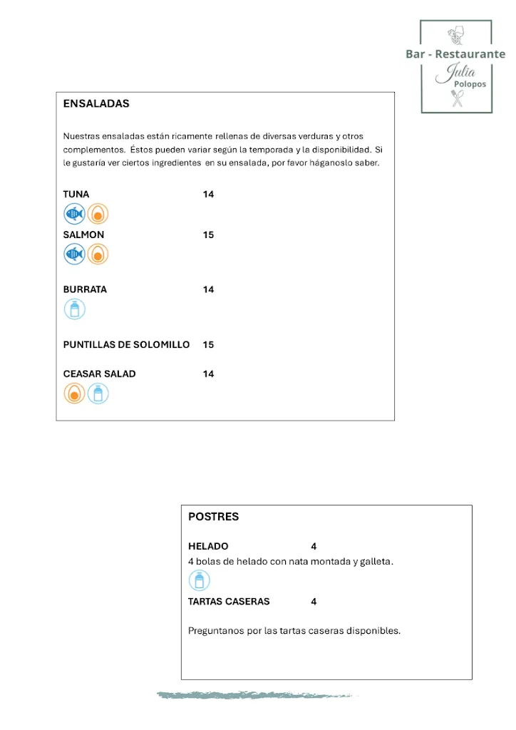 Menu_Bar - Restaurante Julia Polopos_Polopos_immagine_4