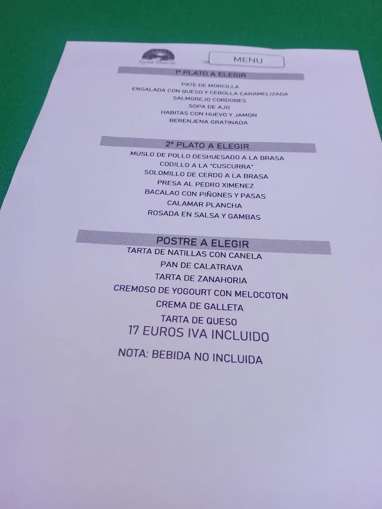 Menu_Restaurante Aguas Blancas_Quéntar_immagine_1