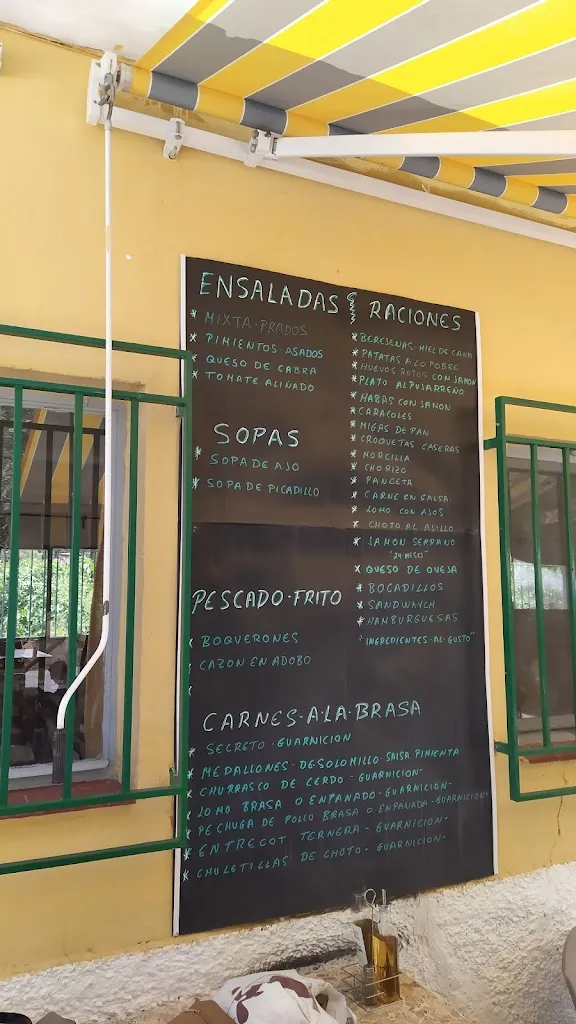 Menu_RESTAURANTE LOS PRADOS DE QUÉNTAR_Quéntar_immagine_4