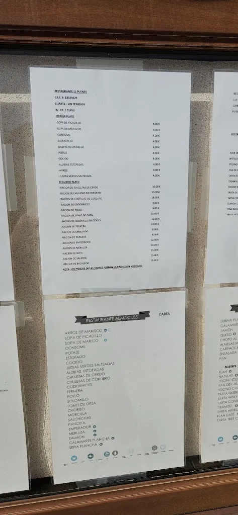 Menu_Restaurante_Puebla de Don Fadrique_immagine_1