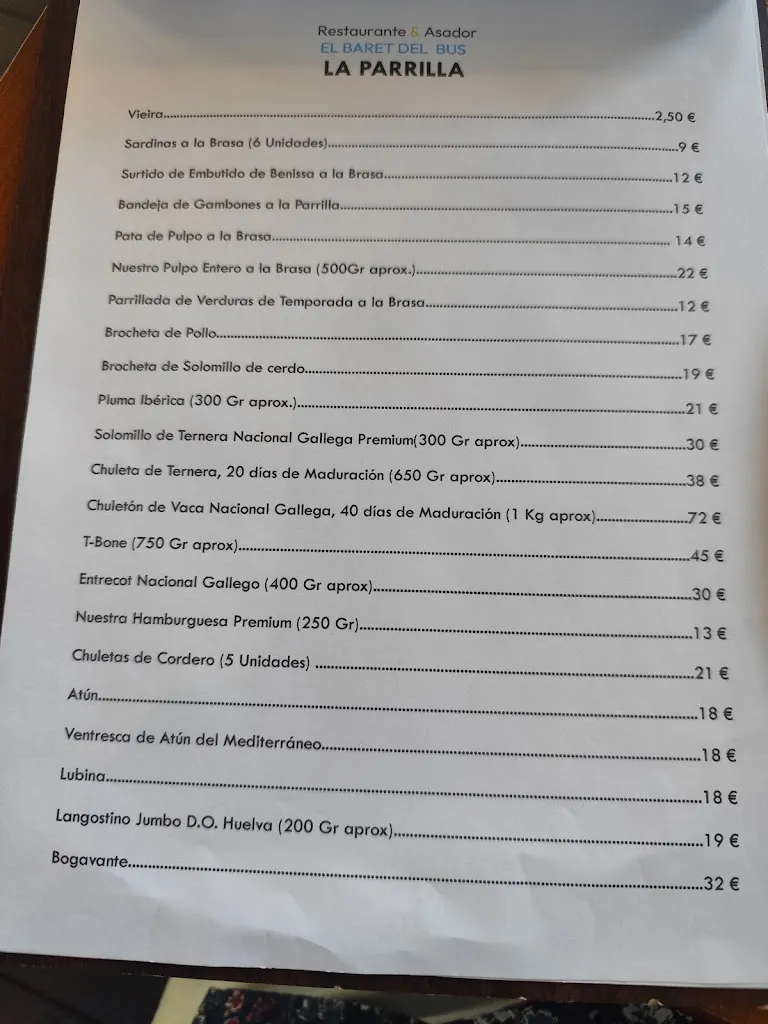 Menu_Restaurant Asador El Baret del Bus_Beniarbeig_image_2