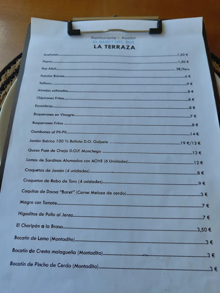 Menu_Restaurant Asador El Baret del Bus_Beniarbeig_image_3