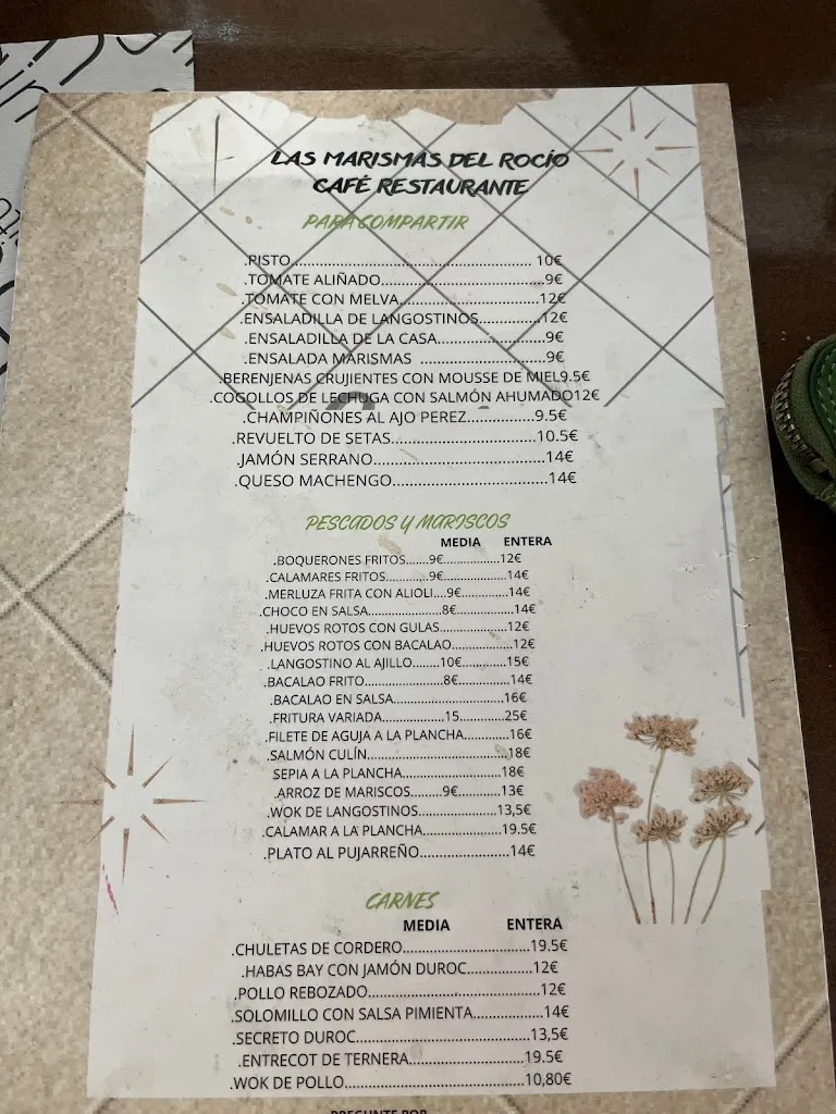 Menu_Marismas del Rocio_Purullena_image_1