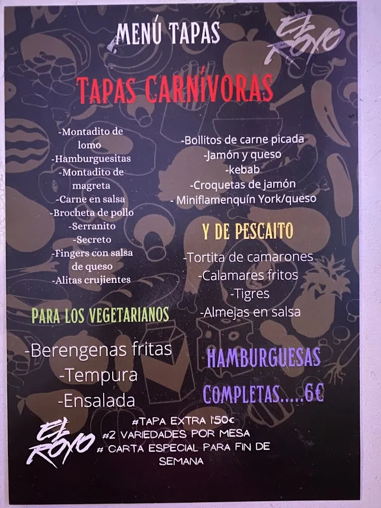 Menu_El Royo Cafe & Copas_Purullena_image_1