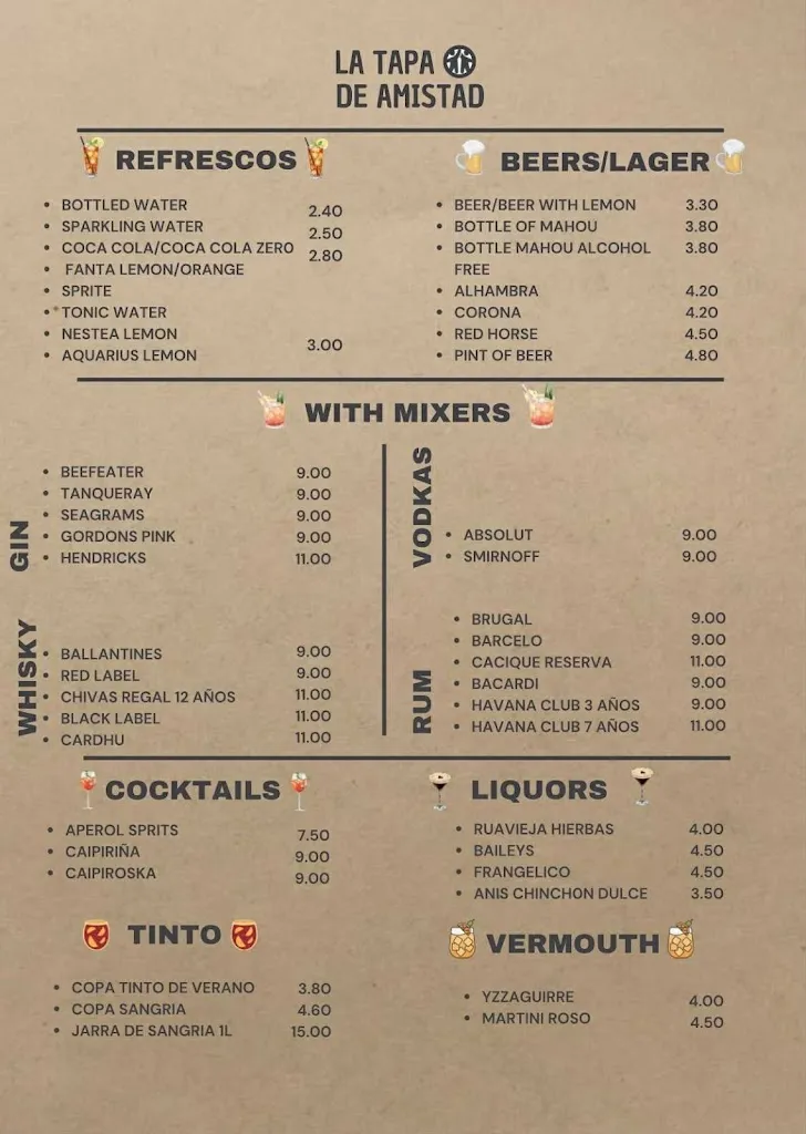 Menu_La Tapa De Amistad_Turón_image_2