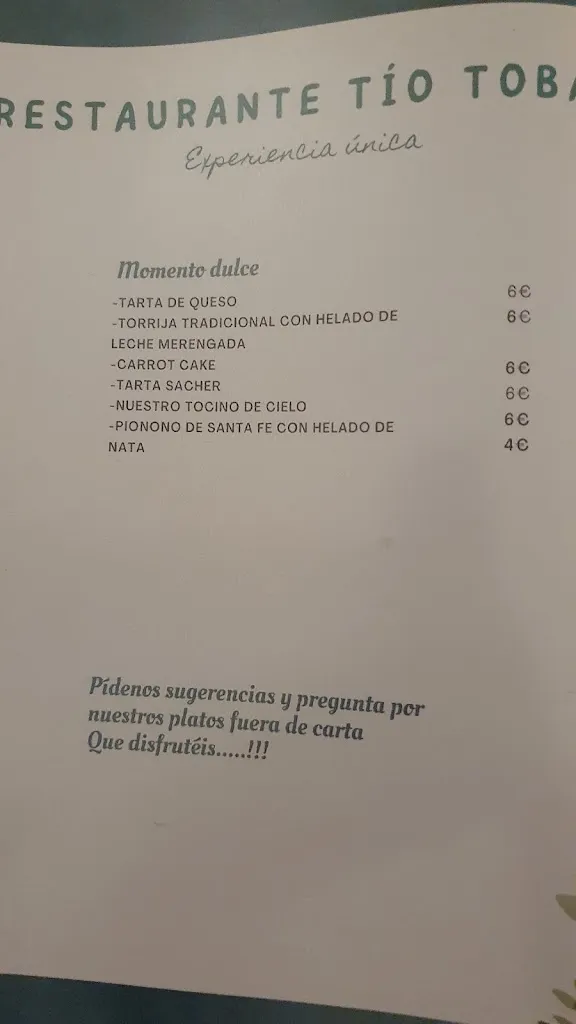 Menu_Mesón Rural Tio Tobas_Valle del Zalabí_immagine_2