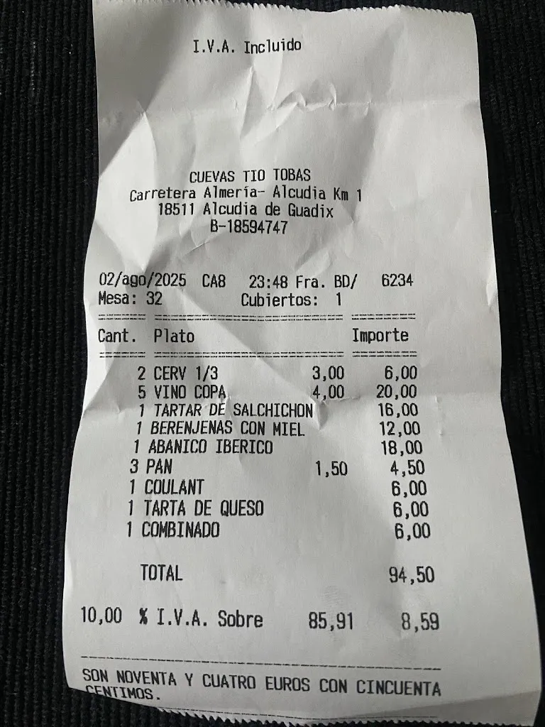 Alba M SS_Mesón Rural Tio Tobas_Valle del Zalabí_recensione