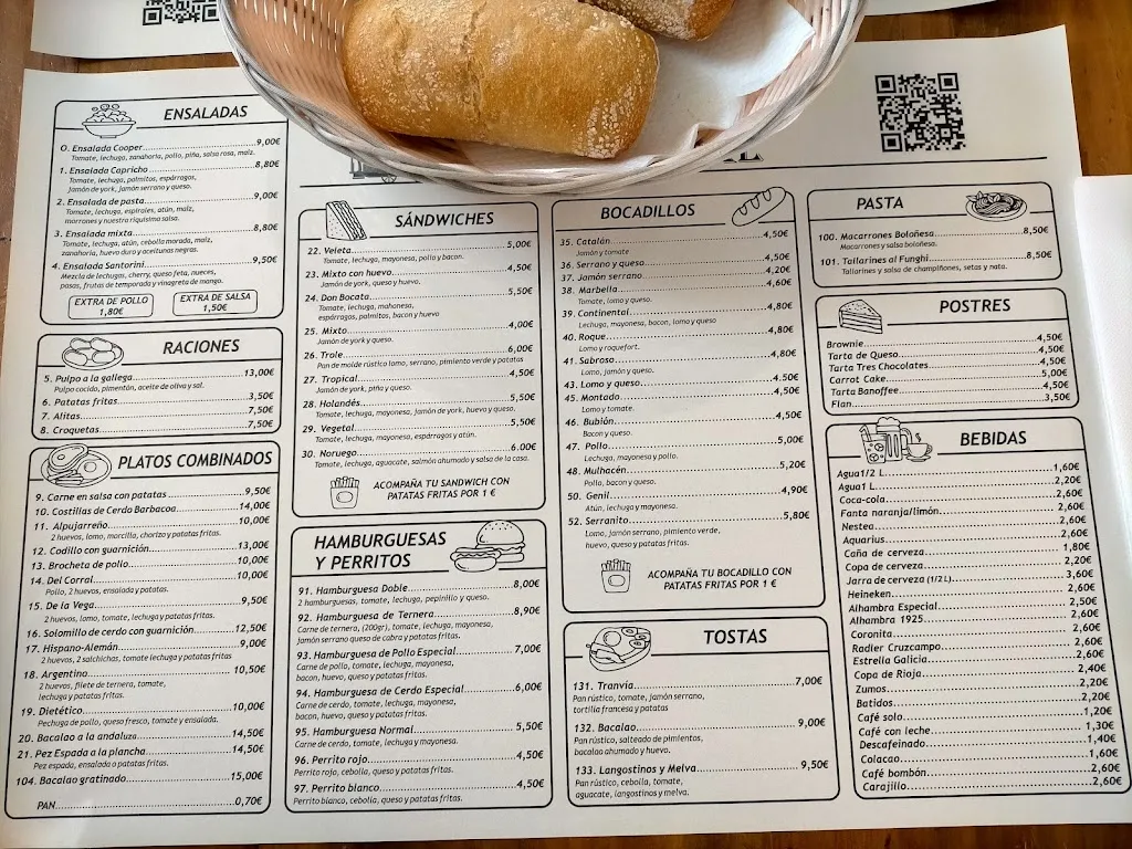 Menu_The Tram of Durcal_Pulianas_image_1