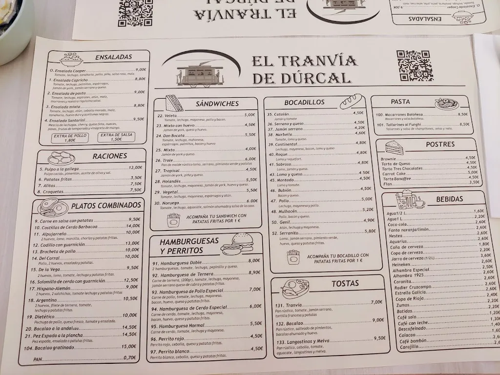 Menu_The Tram of Durcal_Pulianas_image_3