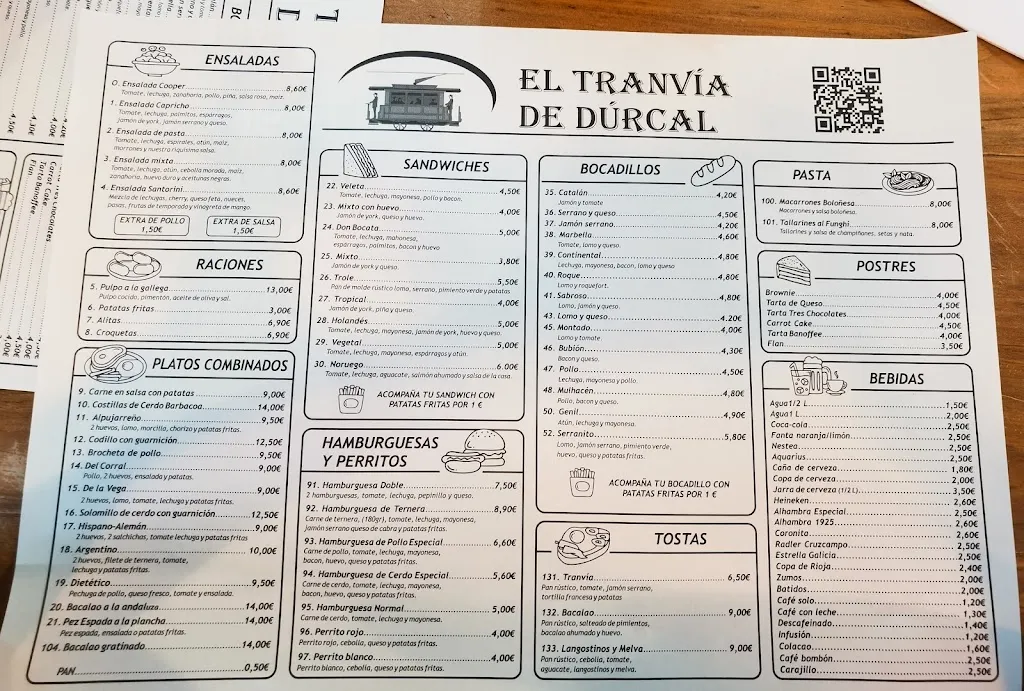 Menu_The Tram of Durcal_Pulianas_image_4