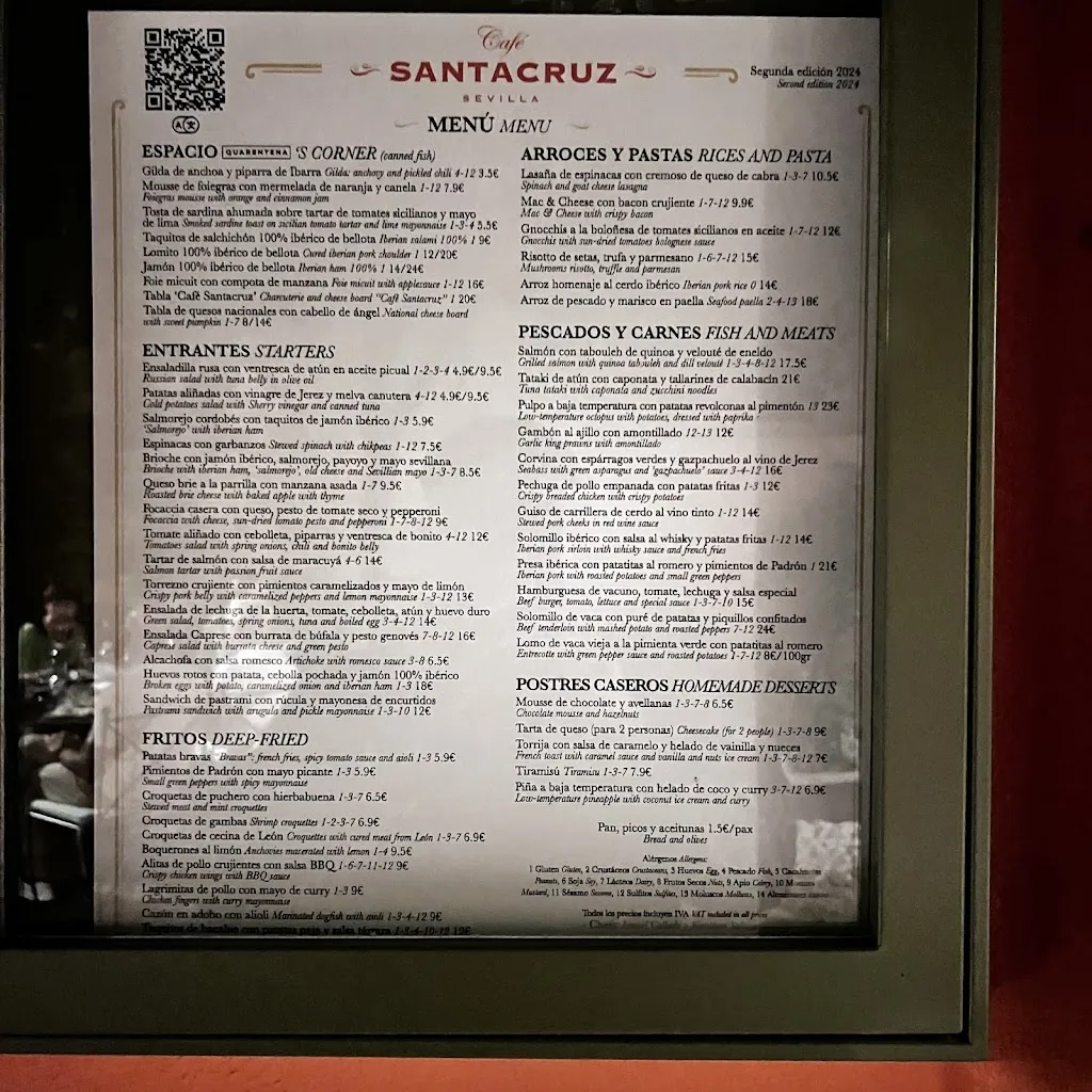 Menu_Café Santacruz - tapas bar_Santa Cruz del Comercio_image_2