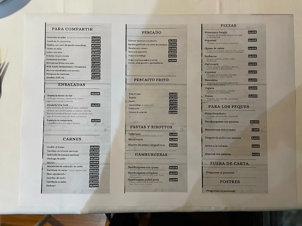 Menu_Restaurante Rincón del Sol_Vegas del Genil_immagine_1