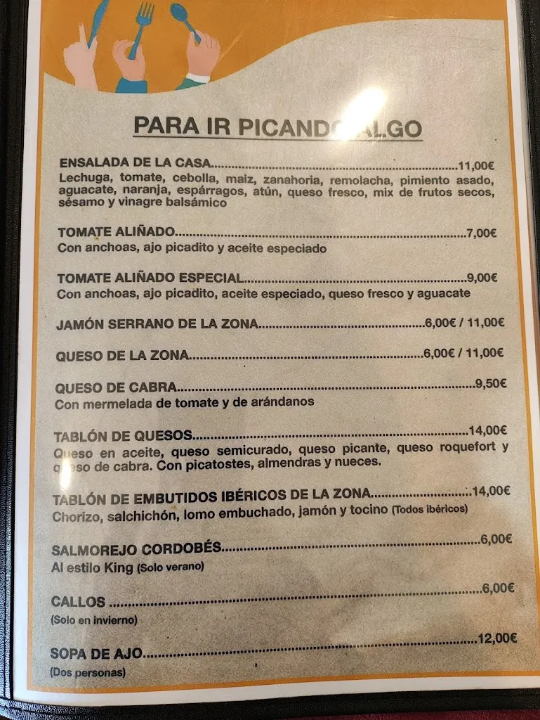 Menu_Bar King_Ugíjar_image_1