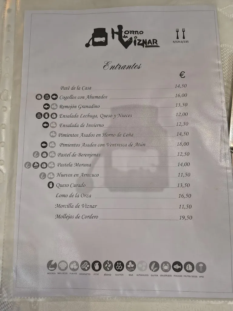 Menu_Horno de Víznar_Víznar_image_2
