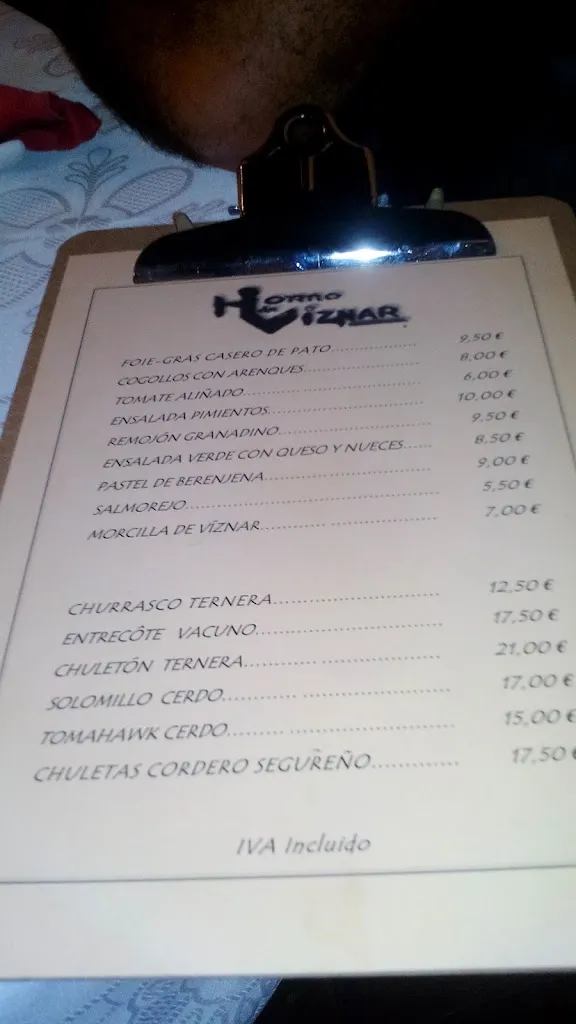 Menu_Horno de Víznar_Víznar_image_4