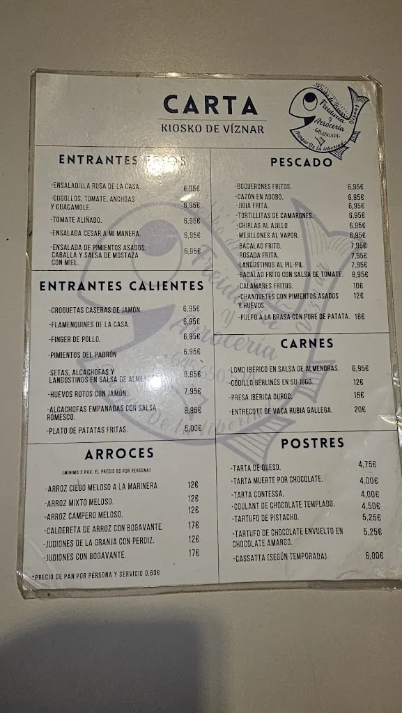 Menu_Kiosko Parque de Víznar_Víznar_image_1