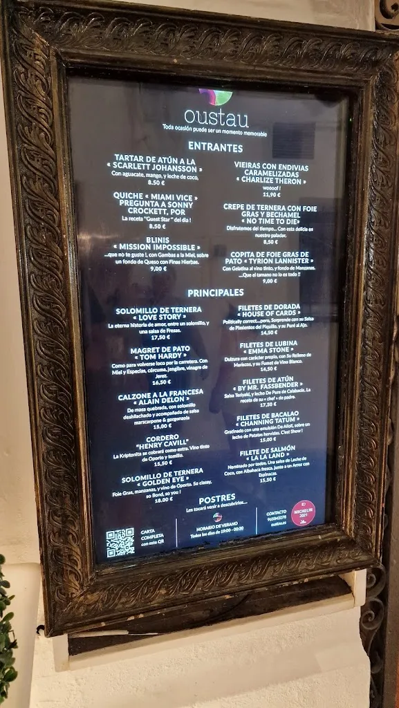 Menu_Restaurant Oustau de Altea_Altea_image_3