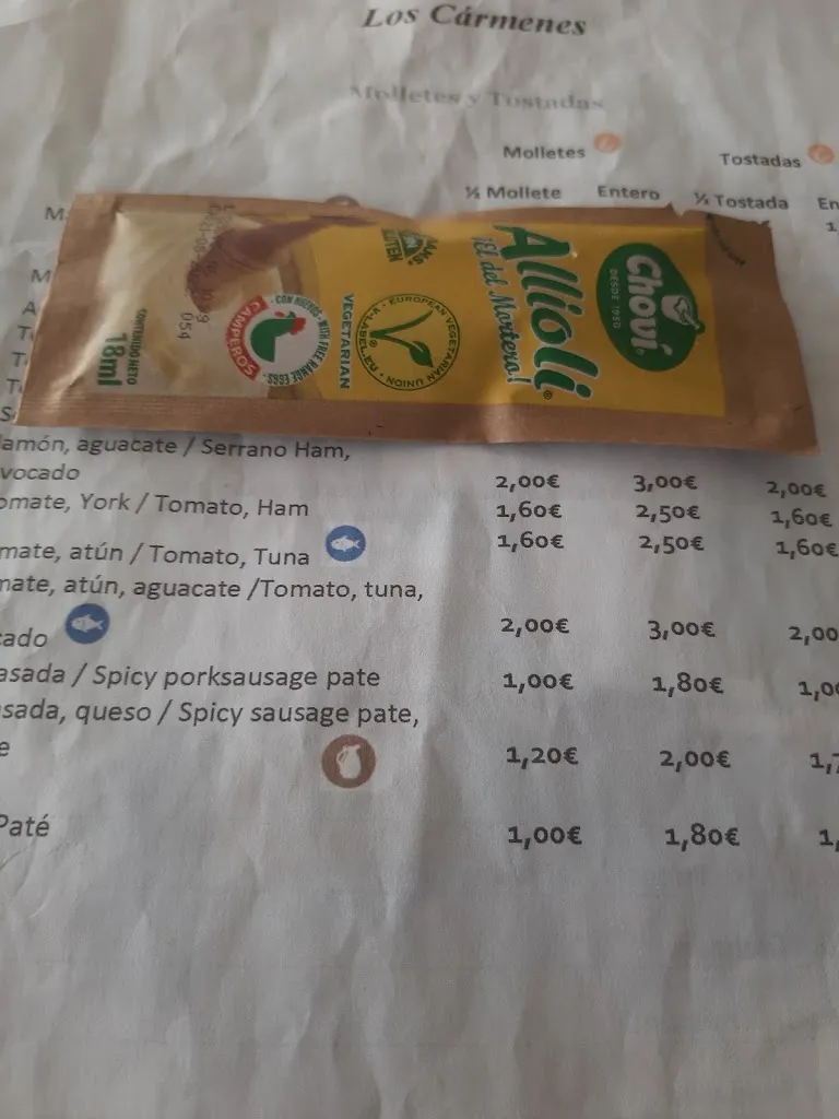 Menu_Los Cármenes_Vélez de Benaudalla_image_1