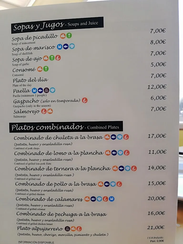 Menu_Restaurante Bar El Surtidor_Vélez de Benaudalla_image_2