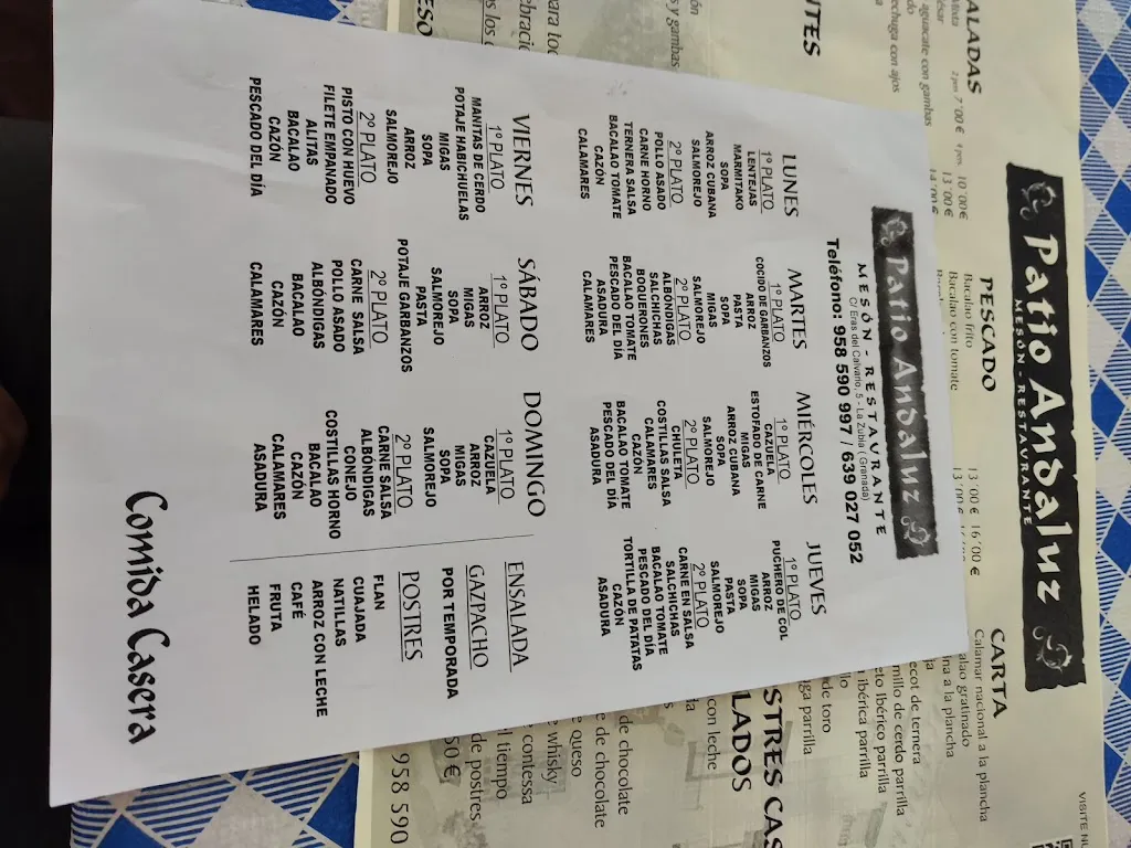 Arantxa_Restaurante Patio Andaluz_Zubia La_review