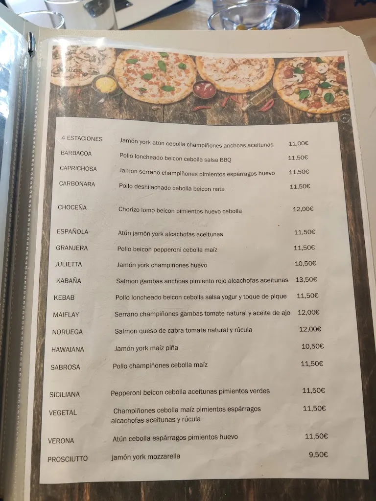 Menu_La Kabaña - Asador Pizzería_Zafarraya_image_2