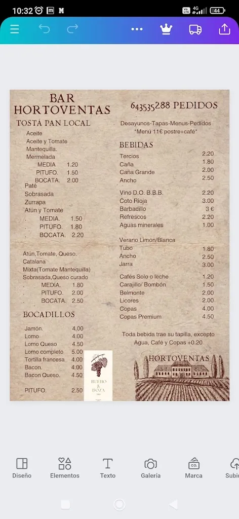 Menu_El Bar de Hortoventas_Zafarraya_image_1