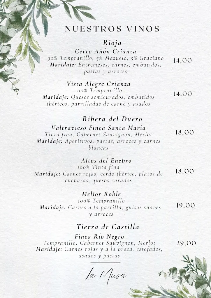 Menu_Restaurante La Musa_Albalate de Zorita_image_3