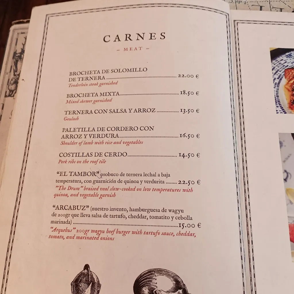 Menu_Restaurante Columbus 1492_Altea_immagine_2