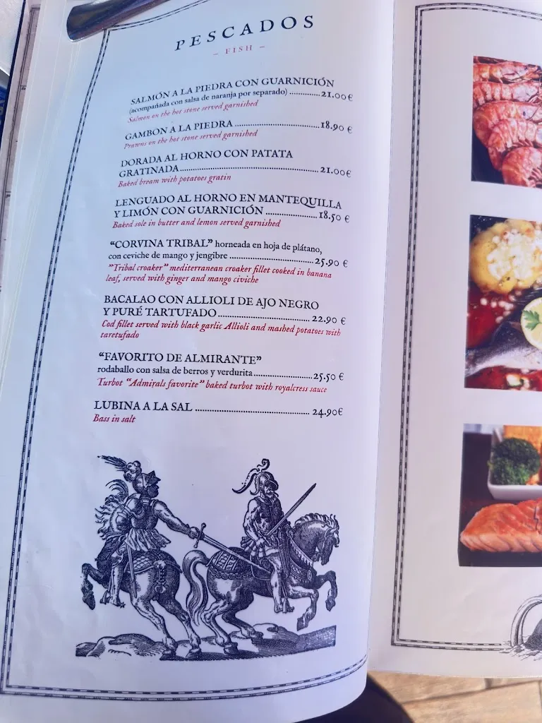 Menu_Restaurante Columbus 1492_Altea_immagine_3
