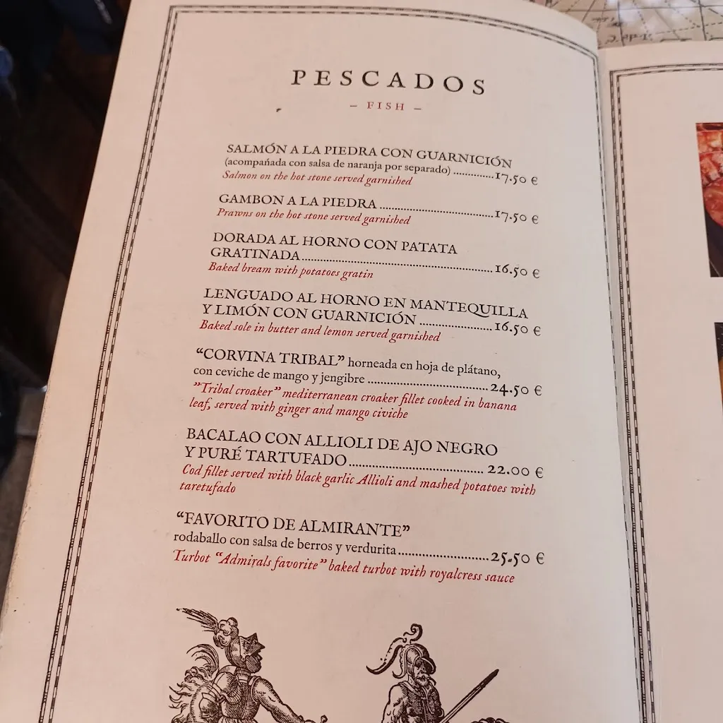 Menu_Restaurante Columbus 1492_Altea_immagine_4