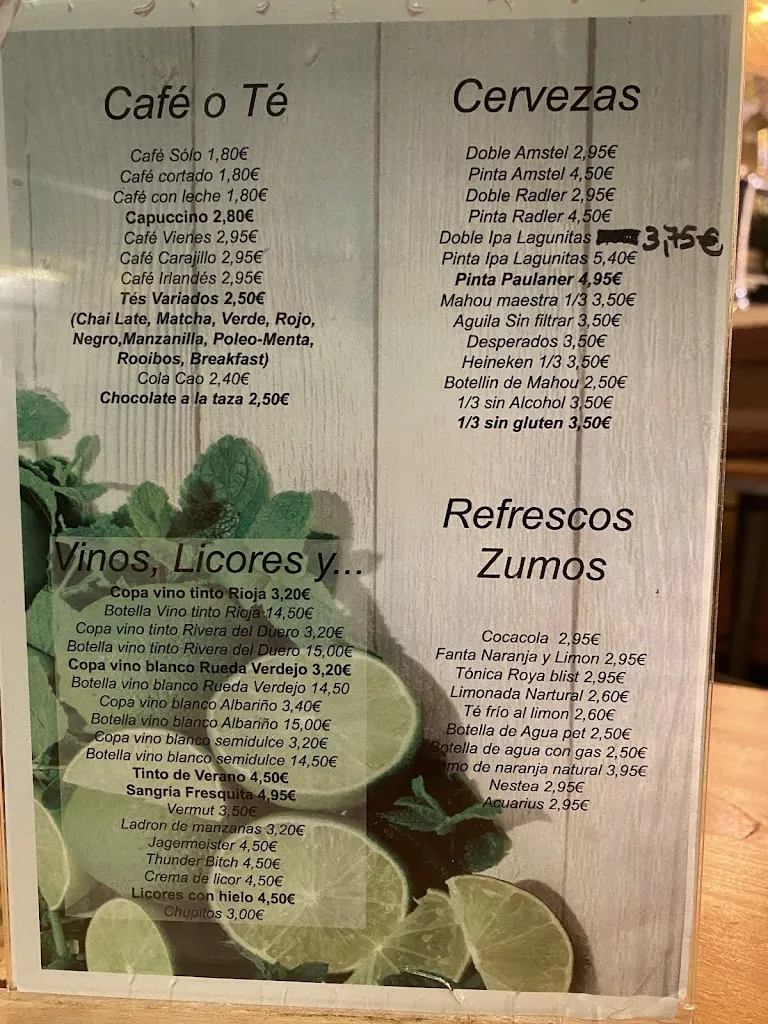 Menu_Alegrías La Mojiteria_Alhóndiga_immagine_3