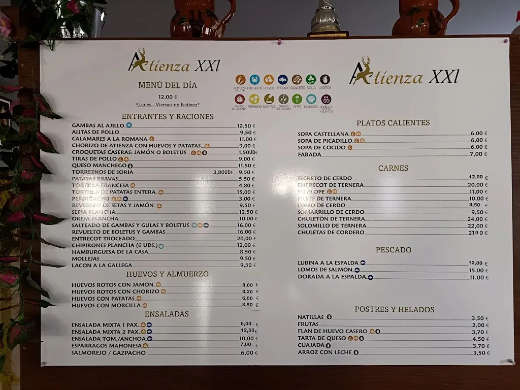 Menu_Bar Restaurante Atienza XXI_Atienza_image_2