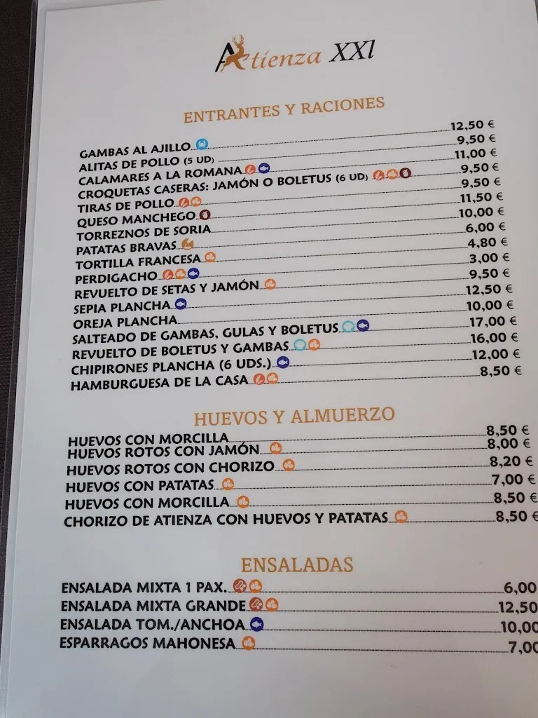 Menu_Bar Restaurante Atienza XXI_Atienza_image_4