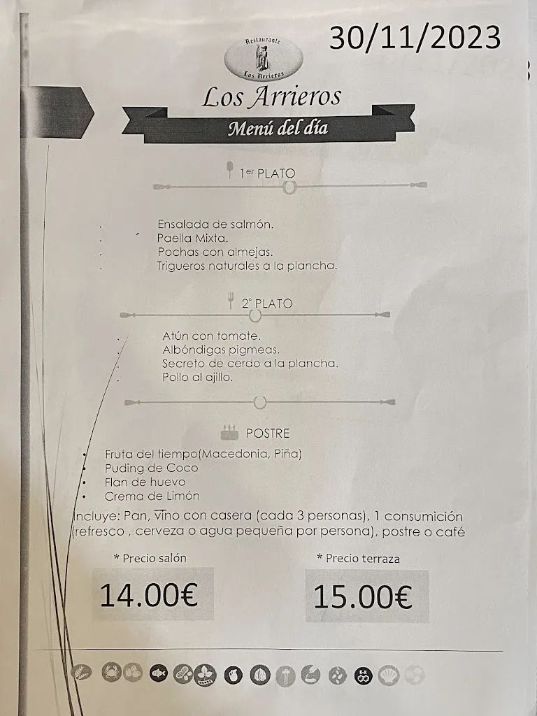 Menu_Los Arrieros_Atienza_image_1