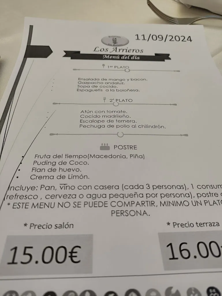 Menu_Los Arrieros_Atienza_image_3