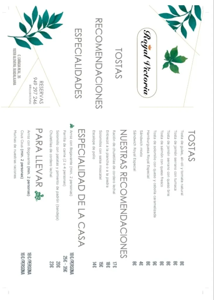 Menu_Royal Victoria Casa Juan_Alovera_image_2