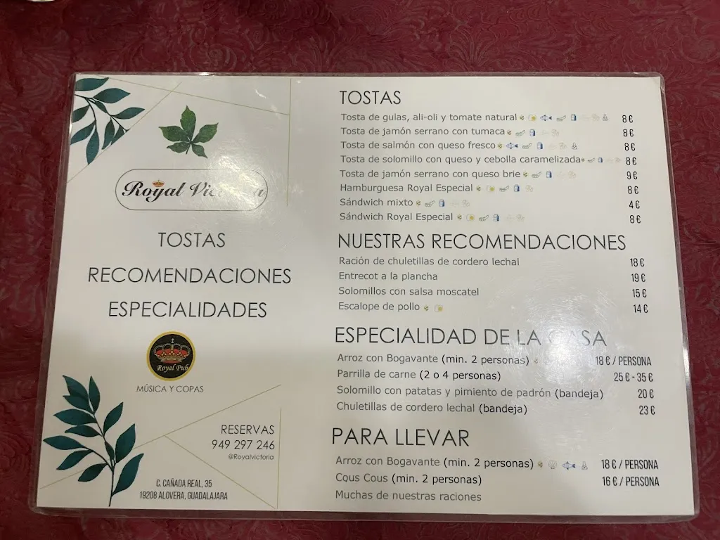 Menu_Royal Victoria Casa Juan_Alovera_image_4