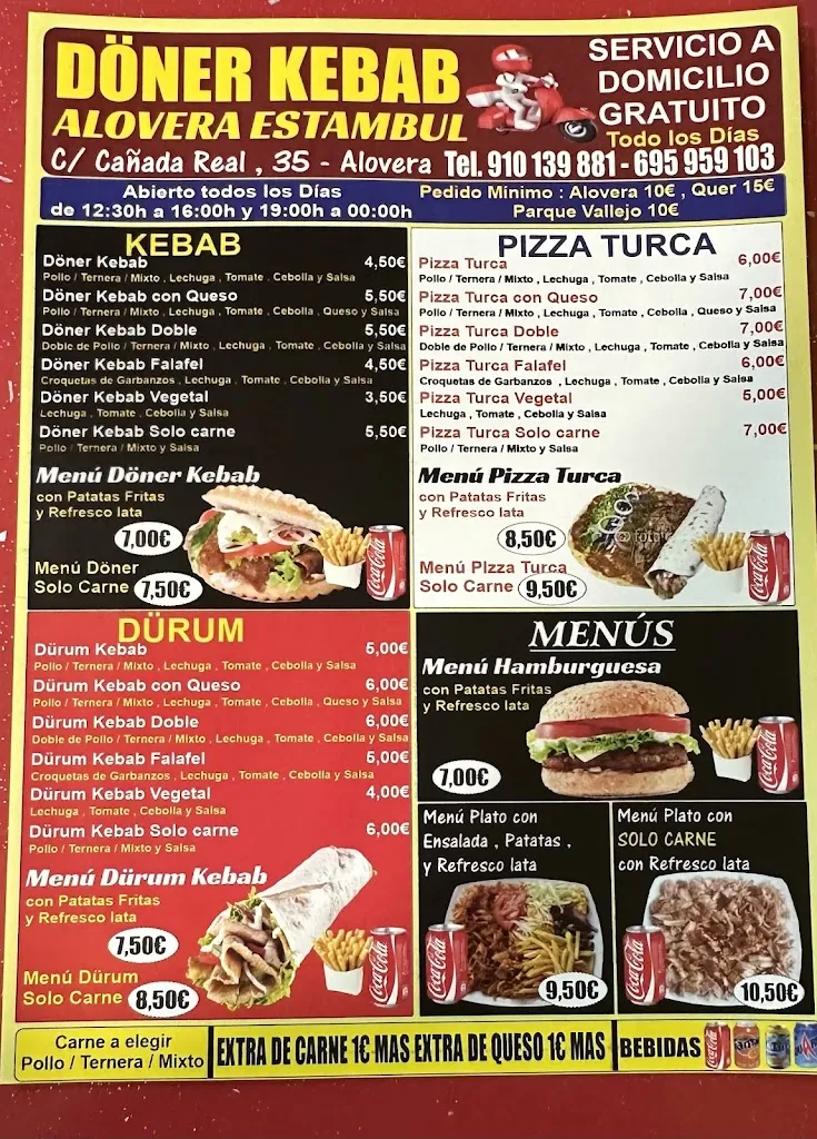 doner kebab alovera ristorante a Alovera