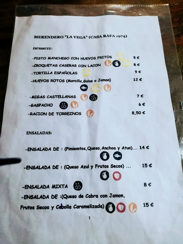 Menu_Restaurante Merendero La Vega_Armuña de Tajuña_immagine_2